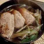 蕎麦屋 にこら - 京鴨のつけ汁拡大