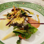 レストラン ラ・カンサトゥール - テリーヌ。色鮮やか！