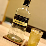 道人 - 瓶ビールから、お次は女将さんお薦めのスコッチウイスキー「HIGHLAND PARK」。