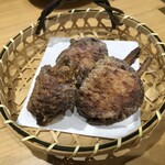 そうめん酒場はやし  - 手羽先の唐揚げ