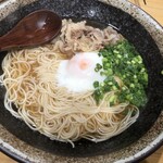 そうめん酒場はやし  目黒店 - 肉玉そうめん