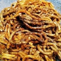 珞珈壹号 銀座店 - 麺を混ぜ混ぜにしたもの