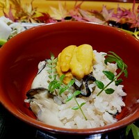 日本料理 幸庵 - 牡蠣ご飯。