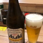 Gyouzashokudou Maruken - 瓶ビール中ビン490円