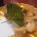 むさし - 天ぷらの部　松茸　舞茸　大葉　サツマイモ