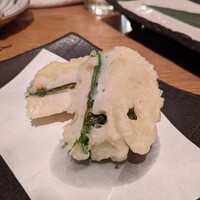 小割烹おはし 恵比寿 - れんこんの明太子はさみあげ