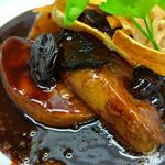 Foie gras sautéed with truffle sauce Kirakujin style