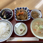 Sendai Ichinazaka Shokudou - これが相方の定食！！豪華過ぎっヽ(｀･ω･´)ﾉ