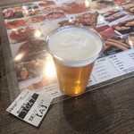 はこだて海鮮市場  - ビール300円