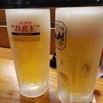 寿司居酒屋 や台ずし - 生中　499円