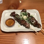 鳥貴族 - きも焼き塩ごま油添え