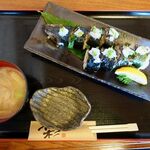 お食事処　燦 - さんまののり巻き　980円