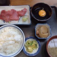 浅草 魚料理 遠州屋 - まぐろぶつ定食