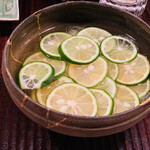 京天神 野口 - ☆すだち素麺。あっさり頂ける。