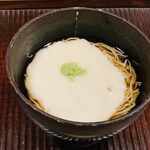 京天神 野口 - ☆山かけ蕎麦。蕎麦は二八の手打ち蕎麦。