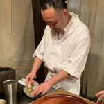 京天神 野口 - ☆最後に野口大将が抹茶を点ててくれる、