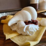 カフェハックベリー - ソフトクリーム(+150円)です。