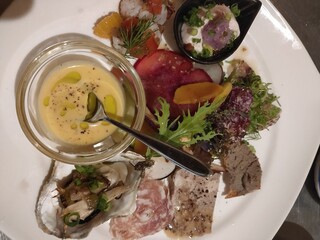 Torattoria Akka - アッカコース前菜盛り合わせ