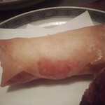 赤錆宿 - 3品目本鱈のすり身と白子の春巻き