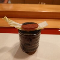 日本料理 大竹 - 白菜のすり流し　カラスミ