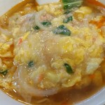 中国料理 季津 - カニ玉入りサンラータンメン