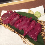 詩鶏 - ダチョウ刺身