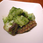 ビンゴ - タコ・キュウリのマリネ