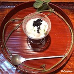 らん亭～ 美日庵 - ｷｬﾋﾞｱと白桃､梨､蕨の白和え