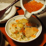 松島佐勘　松庵 - 栗入りのはらこ飯