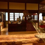 貝掛温泉 - 土産物売り場も昔のまま　買うべきは米です（笑）