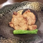 貝掛温泉 - 妻有（つまり）ポークの塩麹ロースト　これは是非とんかつで食べてみたい豚肉です