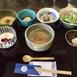 貝掛温泉 - はい朝食！ご飯の友ばっかりこれでもかって用意して・・・（笑）