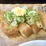 貝掛温泉 - 栃尾焼は危険です　ご飯がどんどん入っちゃう