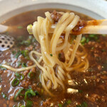 彩蓮 - 中太ストレート麺多加水麺でツルツルモチモチの中華麺