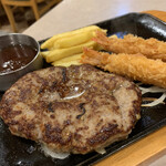 ヴィクトリア ステーション - 手ごねハンバーグ&エビフライ