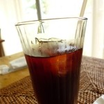 ひぐらし軒 - 娘はアイスコーヒー～写真の前に飲んじゃいました・・・（汗）