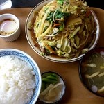 喜味屋食堂 - 野菜炒め定食（普通）700円