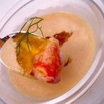 フランス料理 壺中天 - 濃厚な味わいのスープ