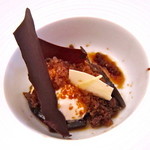 フランス料理 壺中天 - マスカルポーネのアイスとエスプレッソのタリアテッレ