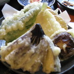 手打ちそば　極楽乃 - 700円天ぷら