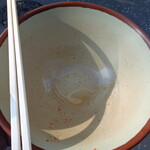 きそば 鈴一 - あっという間に完食