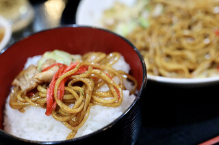 Okonomiyaki Irori - ご飯と一緒に