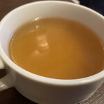 松榮亭 - カキアゲライスについてくるスープ