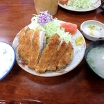 とんかつ 竹亭 - 上とんかつ定食￥1,100