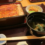 赤坂ふきぬき - ランチうな重＋肝吸い