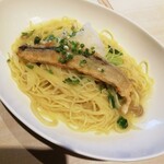 VG - 秋刀魚フリットと農園野菜のおろし柚子胡椒風味パスタ