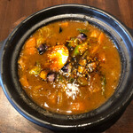 スープカリー ばぐばぐ - もつ煮込みカレー  辛さ４番＋50円