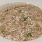 龍天楼 - 海の幸餡掛け炒飯