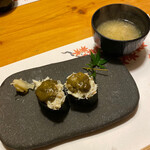 別邸 きときと - 蟹味噌のせ本ズワイガニのお寿司