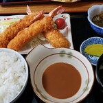 Teru Sushi - エビフライ定食